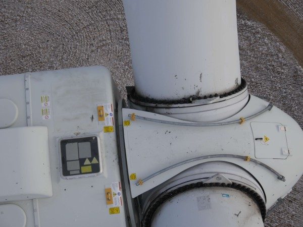 Drone wind-turbine blade inspection