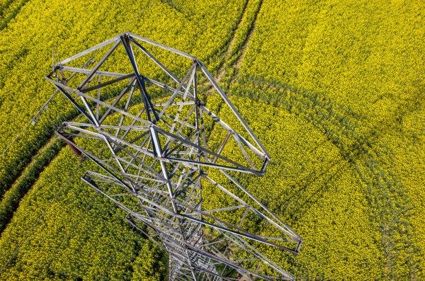 Drone powerline inspection